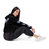 Water Colored Rose Women’s cropped windbreaker
