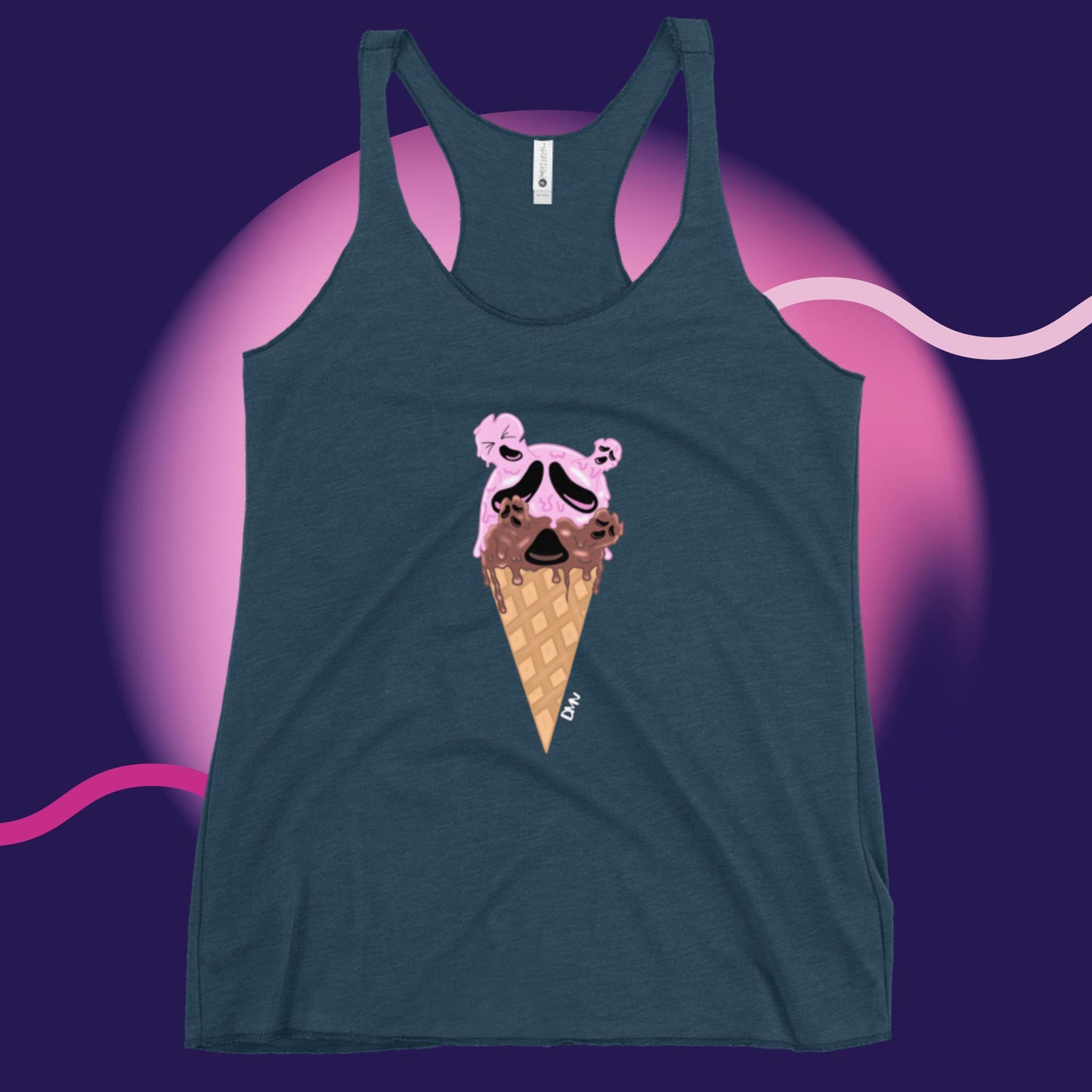Women's Ice Scream Racerback Tank