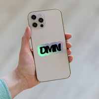 DMN Logo Holographic stickers