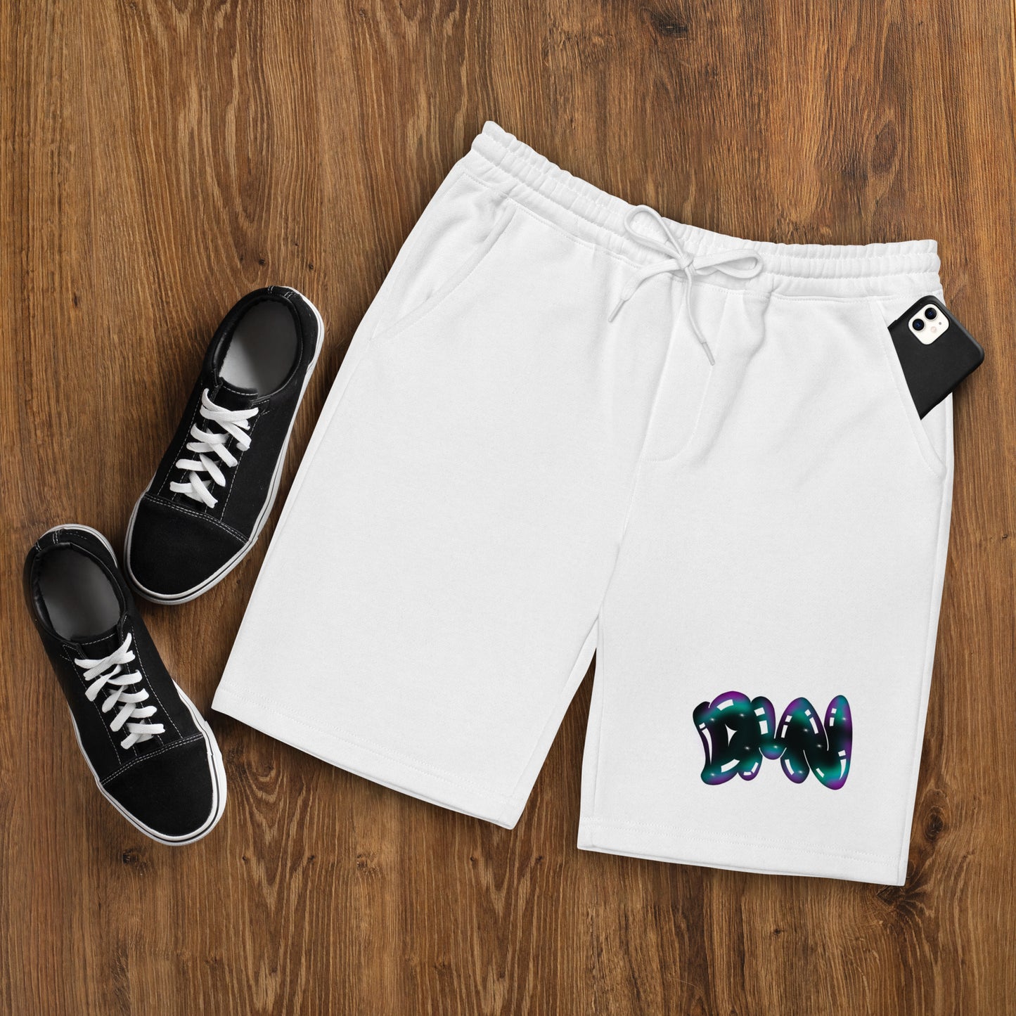 Bubble Logo Men's Fleece Shorts