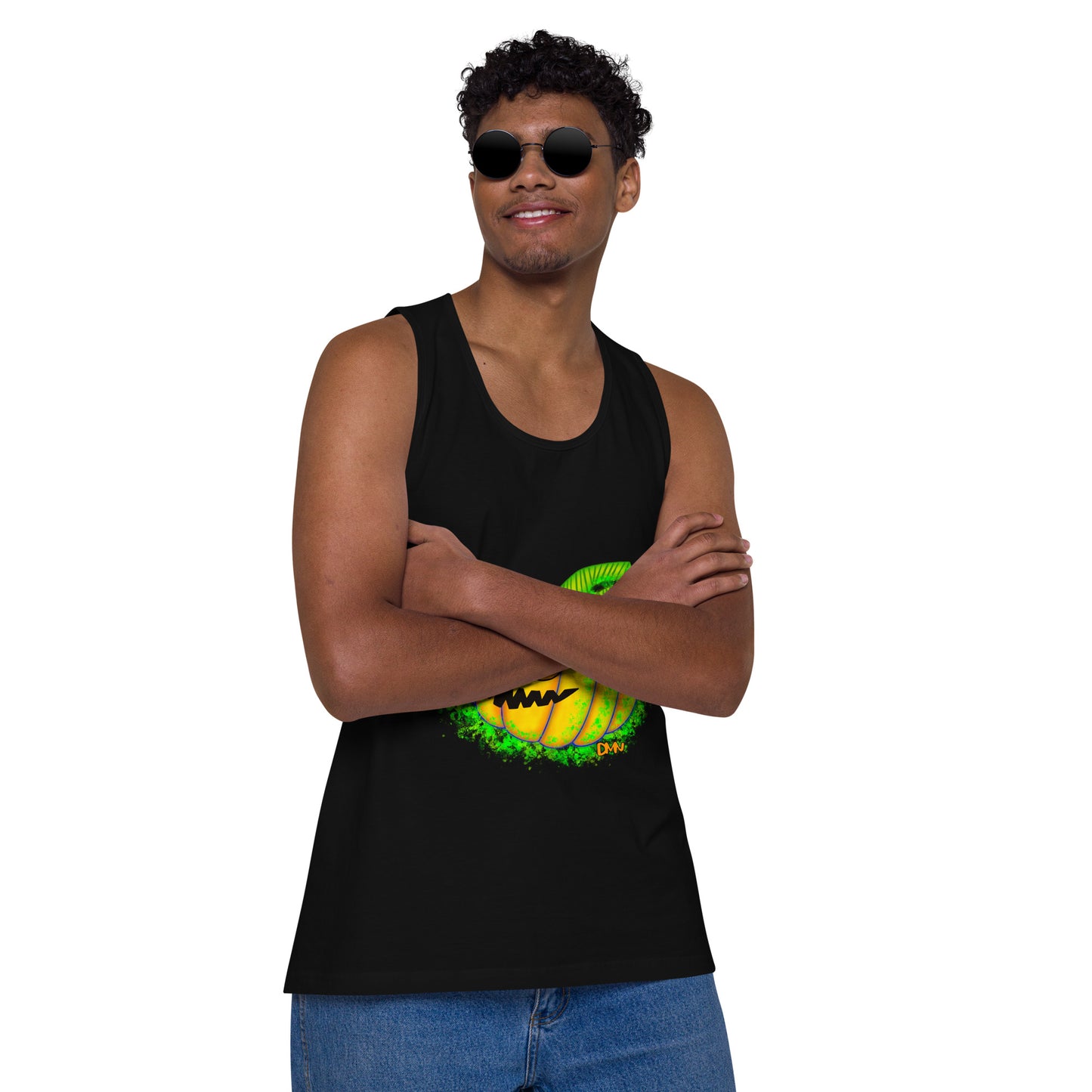 Jack o Lantern Men’s premium tank top