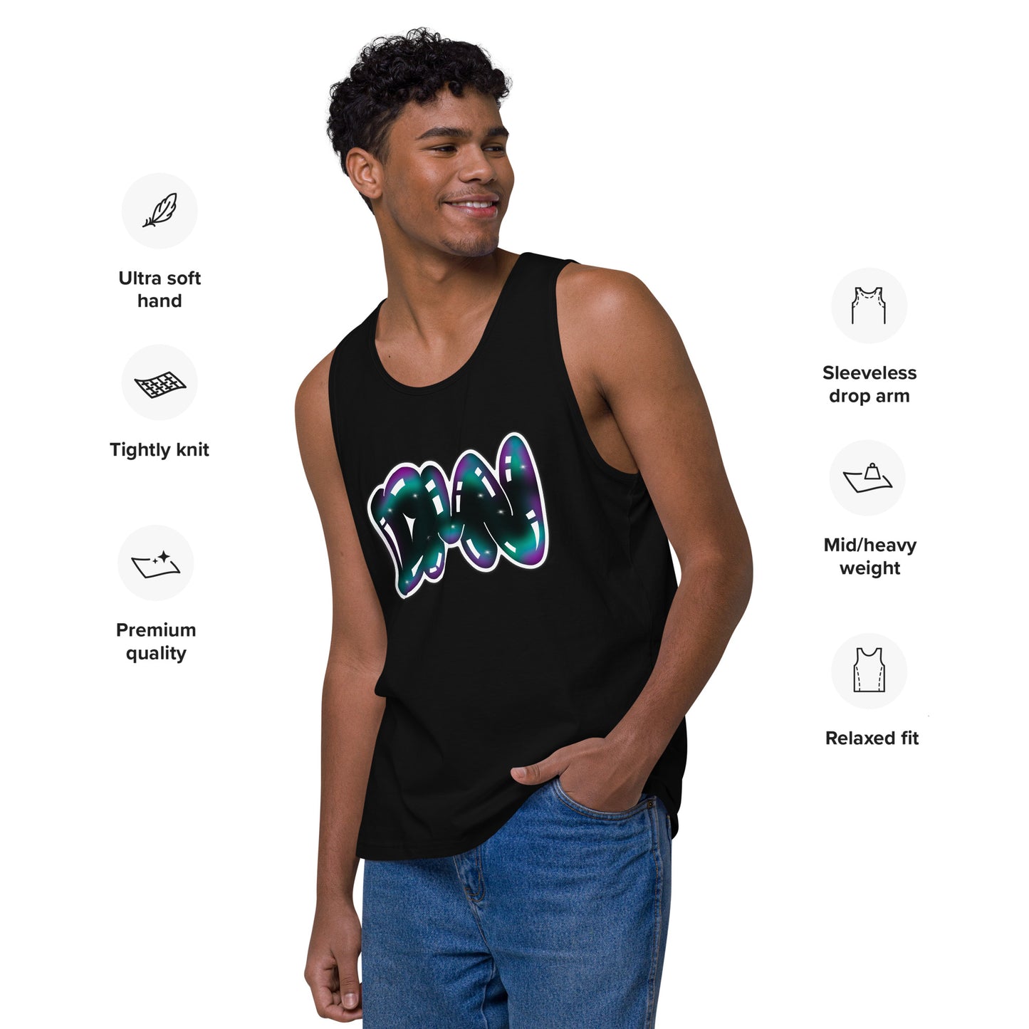 Men’s Bubble premium tank top