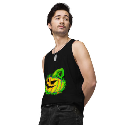 Jack o Lantern Men’s premium tank top