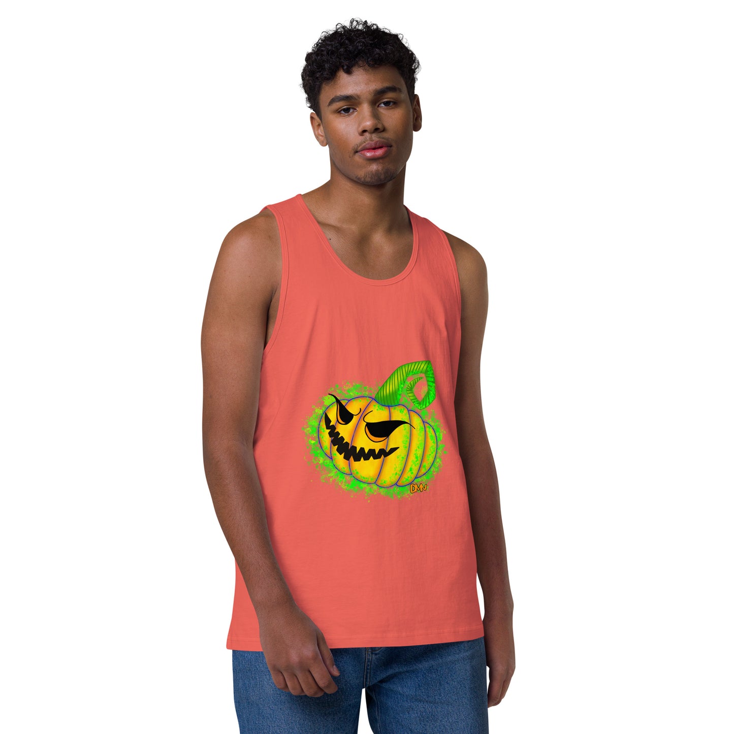 Jack o Lantern Men’s premium tank top