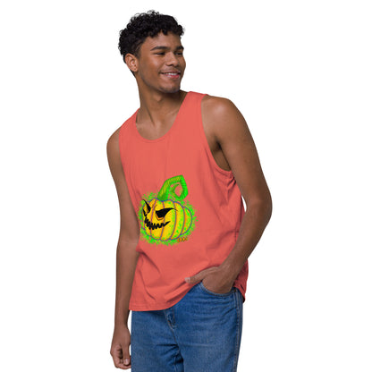 Jack o Lantern Men’s premium tank top