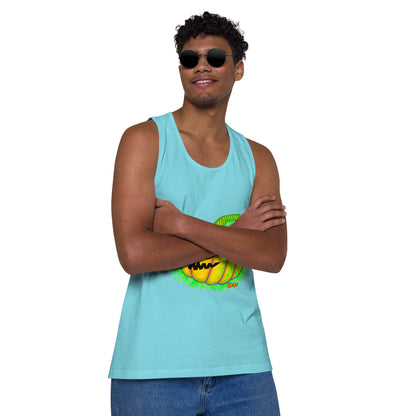Jack o Lantern Men’s premium tank top
