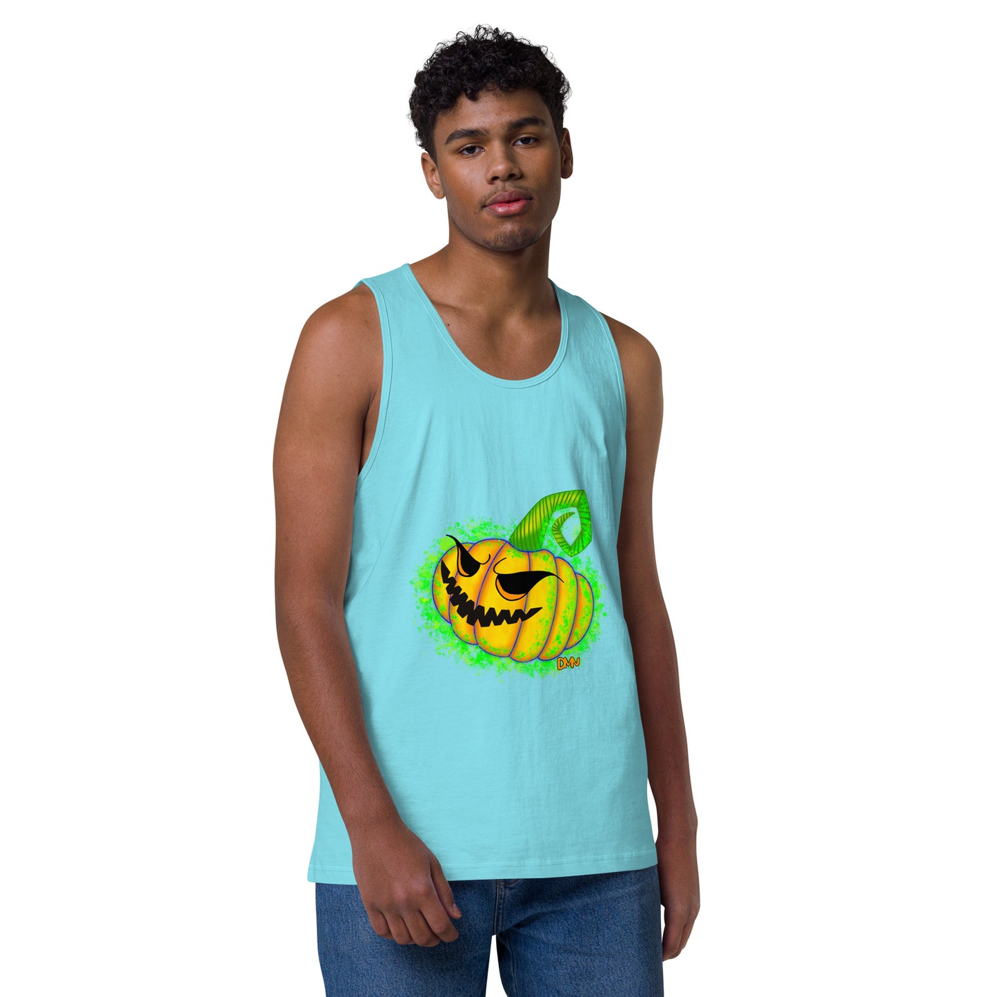 Jack o Lantern Men’s premium tank top