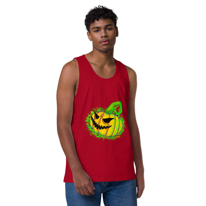 Jack o Lantern Men’s premium tank top