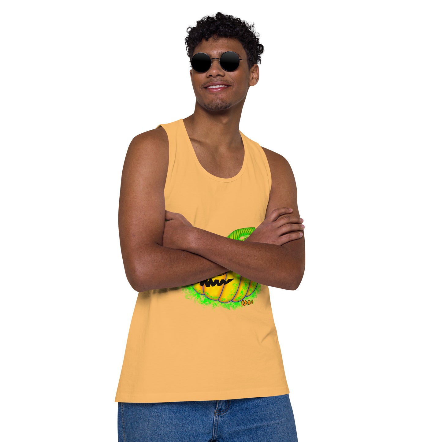 Jack o Lantern Men’s premium tank top
