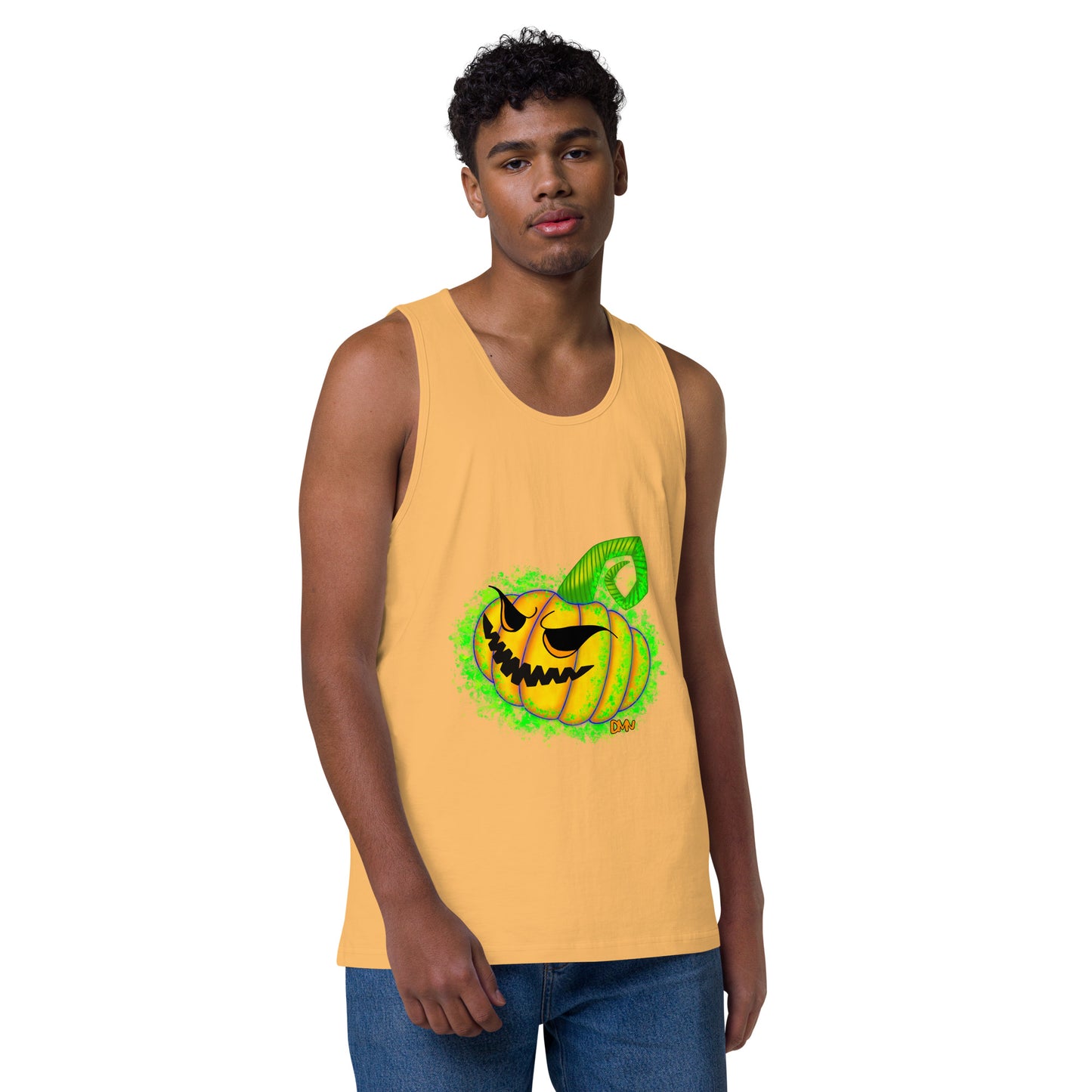 Jack o Lantern Men’s premium tank top