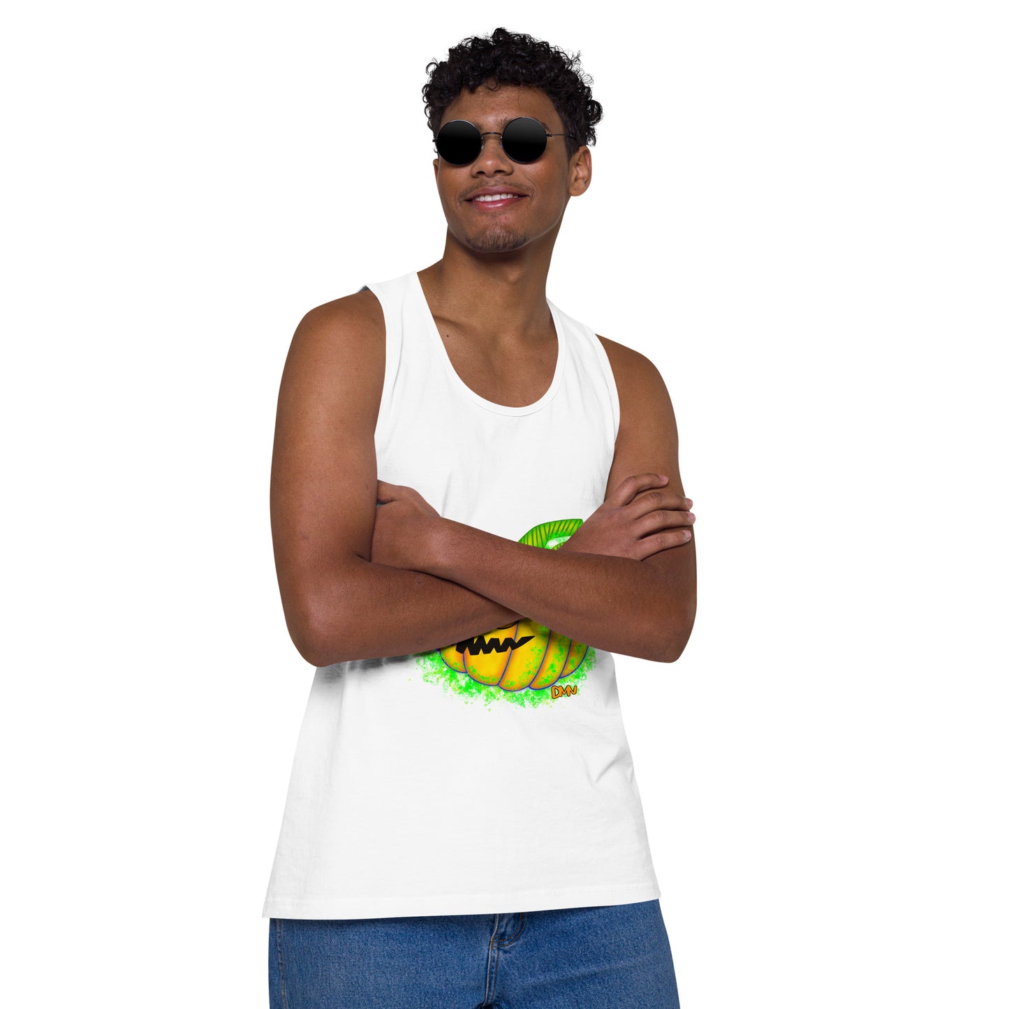 Jack o Lantern Men’s premium tank top