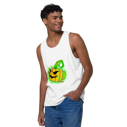Jack o Lantern Men’s premium tank top