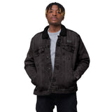 Diversity Made Niche Unisex denim sherpa jacket