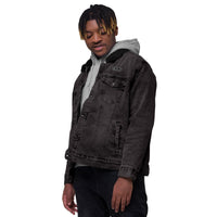 Diversity Made Niche Unisex denim sherpa jacket