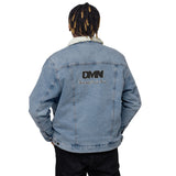 Diversity Made Niche Unisex denim sherpa jacket