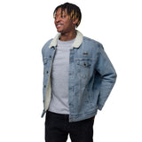 Diversity Made Niche Unisex denim sherpa jacket