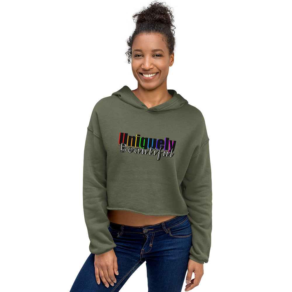 Uniquely Beautiful Crop Hoodie