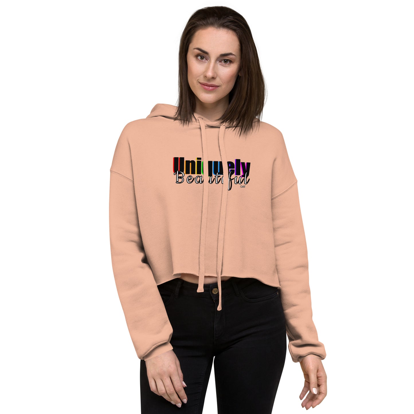 Uniquely Beautiful Crop Hoodie