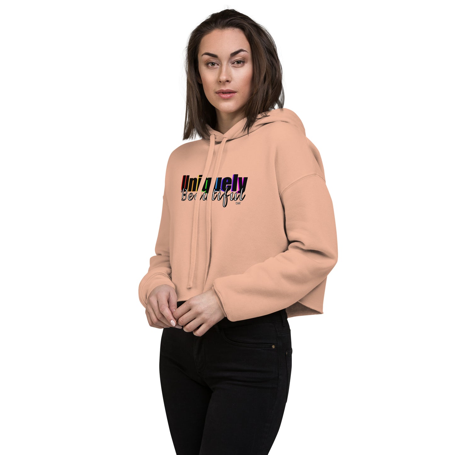Uniquely Beautiful Crop Hoodie