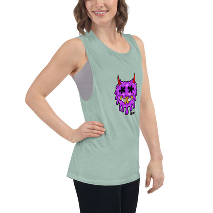 DMN Smiley Ladies’ Muscle Tank