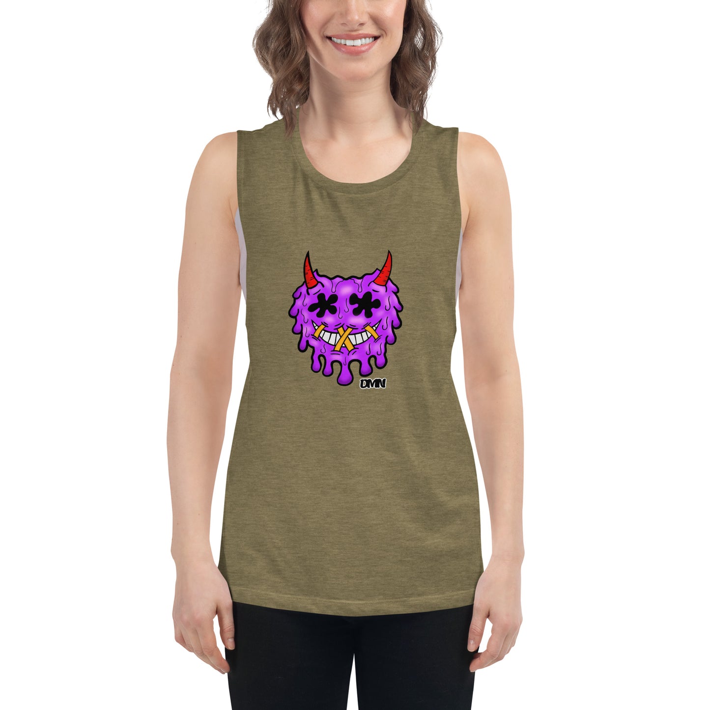 DMN Smiley Ladies’ Muscle Tank