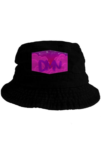 Dmn purple clouds bucket hat