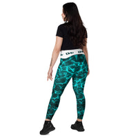 Dark Ocean Leggings with pockets