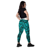 Dark Ocean Leggings with pockets