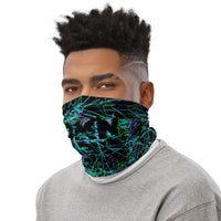 Cyber-Glitch Neck Gaiter