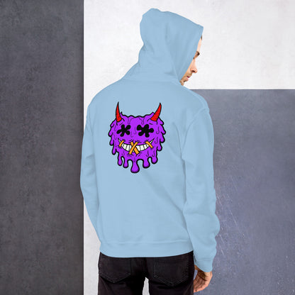 Devil Emoji Hoodie back design (unisex)