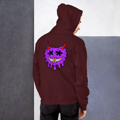 Devil Emoji Hoodie back design (unisex)
