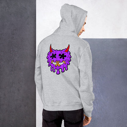 Devil Emoji Hoodie back design (unisex)